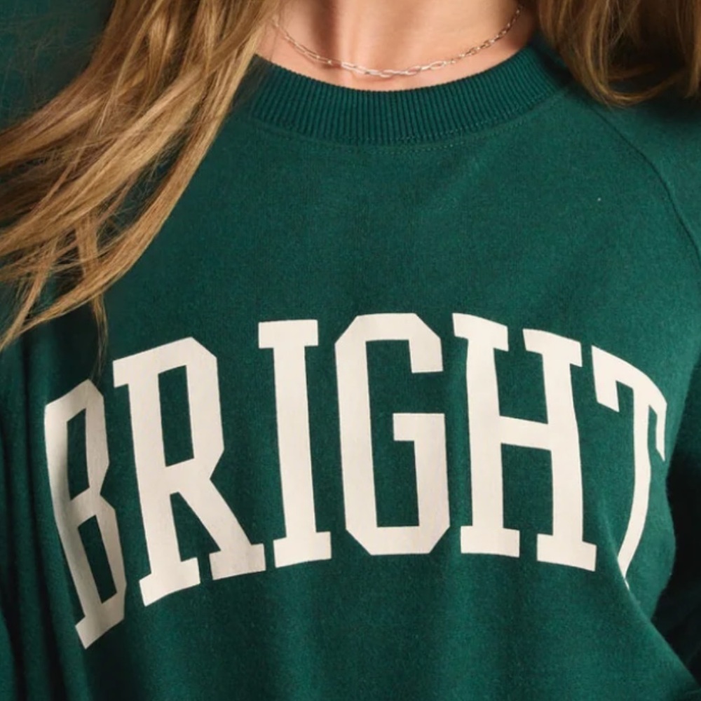 NWT Z Supply Cassie Bright Holiday Pullover Long Sleeve Top Size XS - Picture 2 of 6